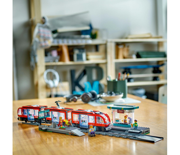 LEGO City 60423 Tramwaj miejski ze stacją - 1266140 - zdjęcie 10